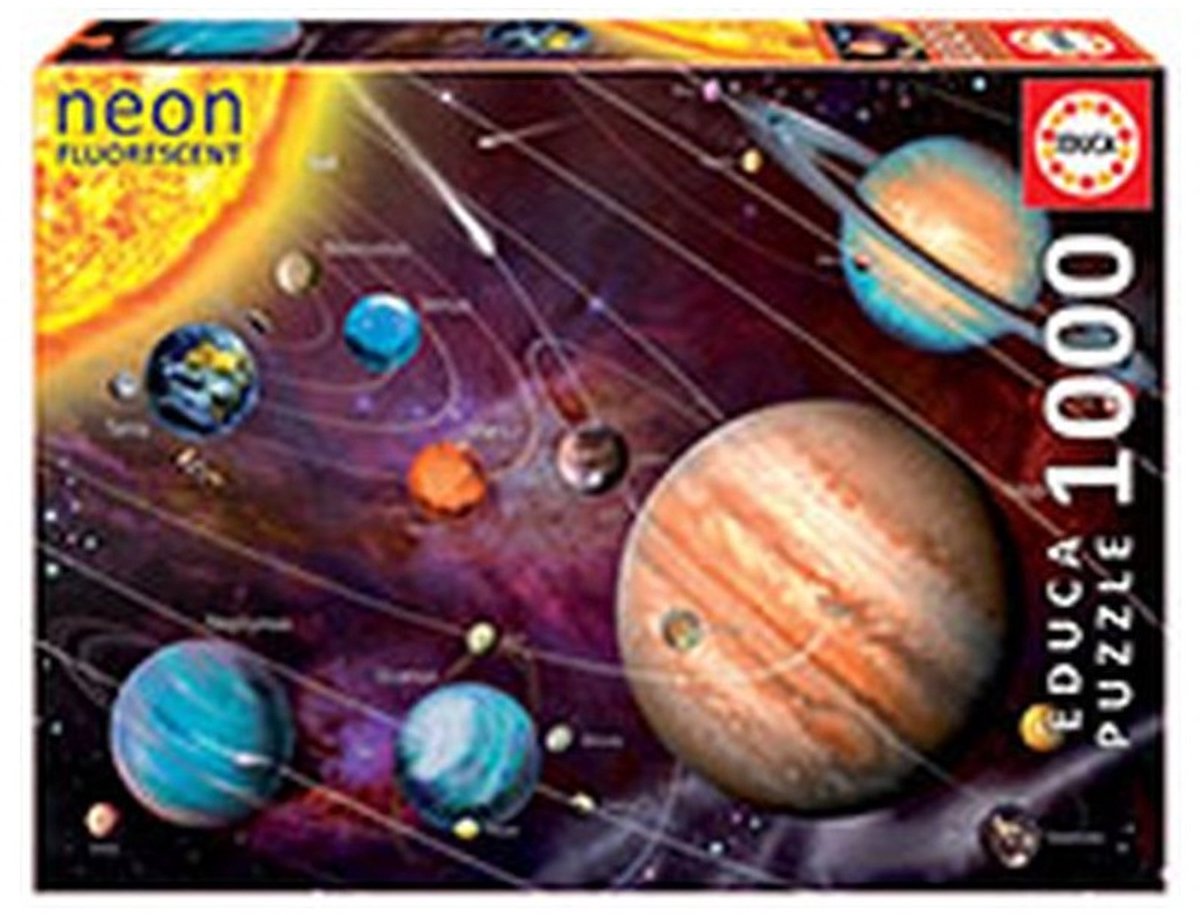 Educa Neon-Puzzle – 1000 Teile – Nacht ohne Licht – Puzzle