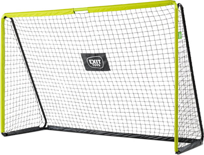 Exit Toys Exit Tempo Fußballtor aus Stahl 300x200cm - Fußballtor - für Kinder - Garten - Grün Schwarz
