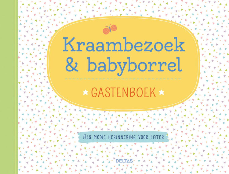Markenloses Sans-Marque-Gästebuch für Schwangerschaftsbesuche und Babypartys