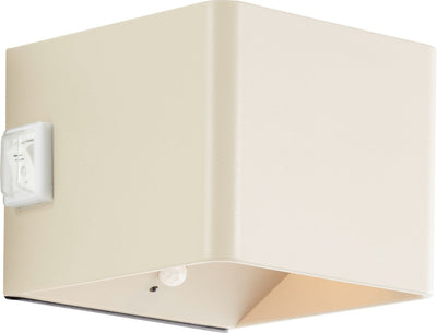 Brilliant iseo – wiederaufladbare Wandleuchte mit Akku, kabellos – mit Bewegungssensor – IP44 – LED 4 W – 300 Lumen – 3000 K – mit Batterieanzeige – Sandbeige