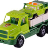 Cavallino Toys Cavallino XL Torpedo -LKW mit Überleben Jeep Groen, 44,5 cm
