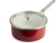 Kitchenaid Emaille-Kochtopf mit Stahlkern, 20 cm, 2,4 l – Imperial Red – Induktion – PFAS-frei