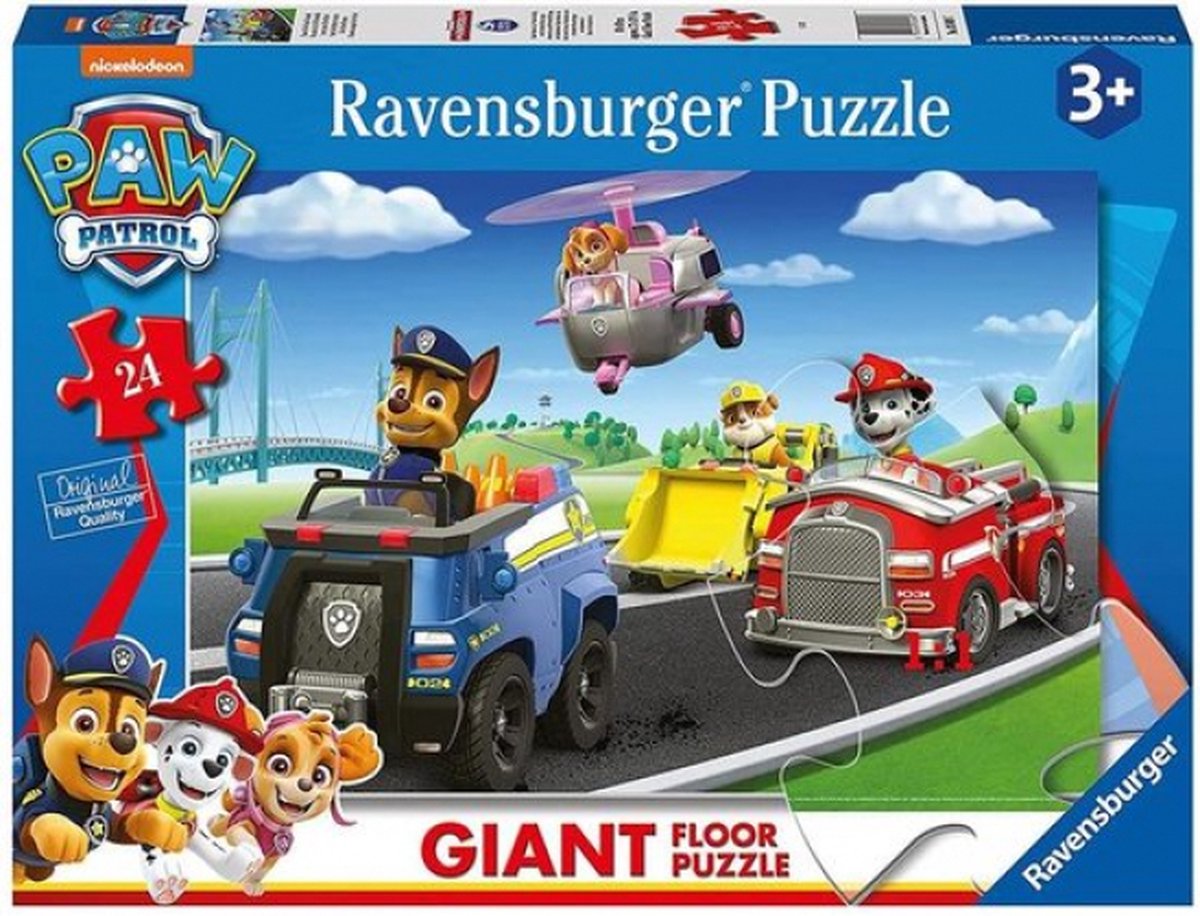 Ravensburger – großes Bodenpuzzle Paw Patrol – 24 Teile
