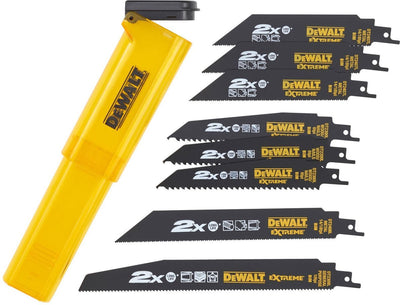 Dewalt dt2443l 8-teiliges Set Säbelsägeblätter im stabilen Aufbewahrungskoffer
