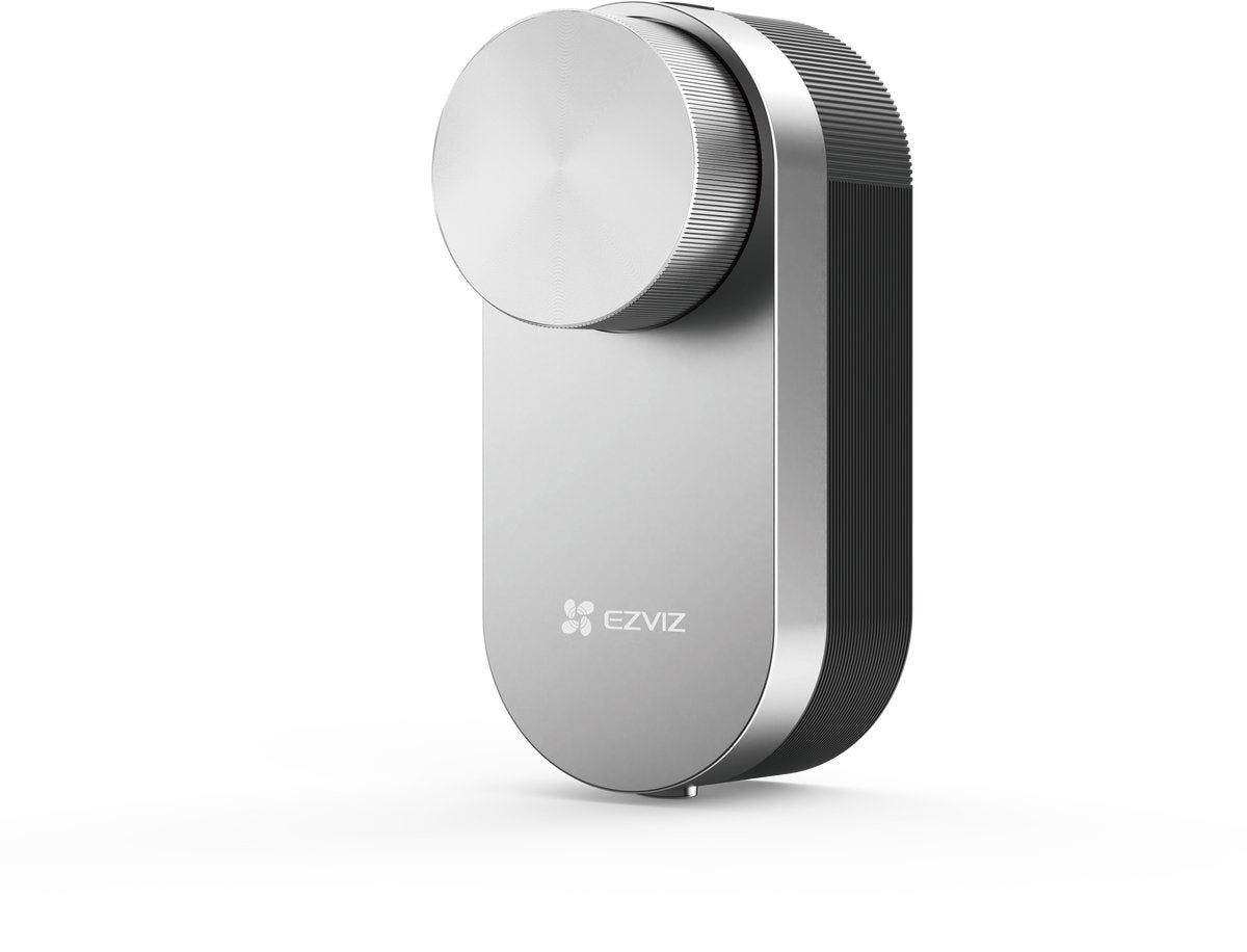 Ezviz DL01 pro Smart Lock – Smartes Türschloss mit Bluetooth – schlüssellos, automatische Verriegelung, Zugriff per App – funktioniert mit Gateway – Silber