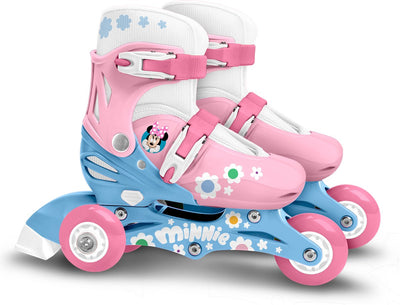 Stempel verstellbare 3-Rad-Rollen Disney Minnie (Größe 27-30)