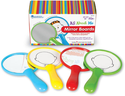 Lernressourcen-Spiegeltafeln (4er-Set) – 3+