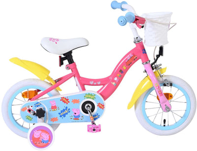 Volare Peppa Kinderfahrrad – Mädchen – 12 Zoll – Rosa