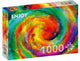 Genießen Sie ein farbenfrohes Farbverlaufswirbel-Puzzle mit 1000 Teilen
