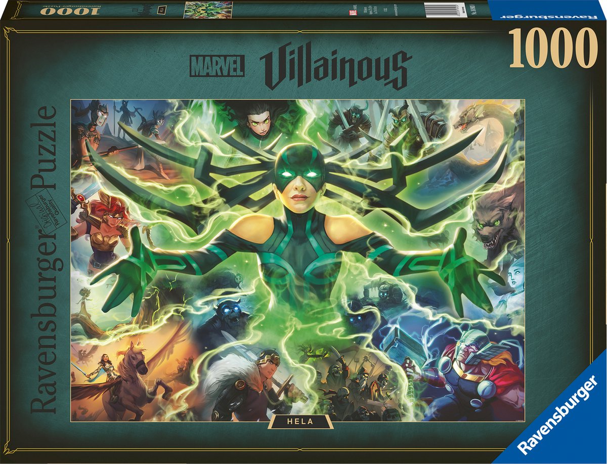 Ravensburger Puzzle Marvel Villainous Hela – Puzzle – 1000 Teile