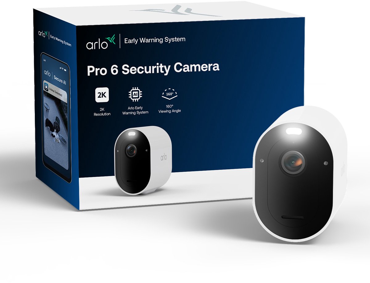 Arlo pro 6 2k+ Sicherheitskamera – 1 IP-Kamera