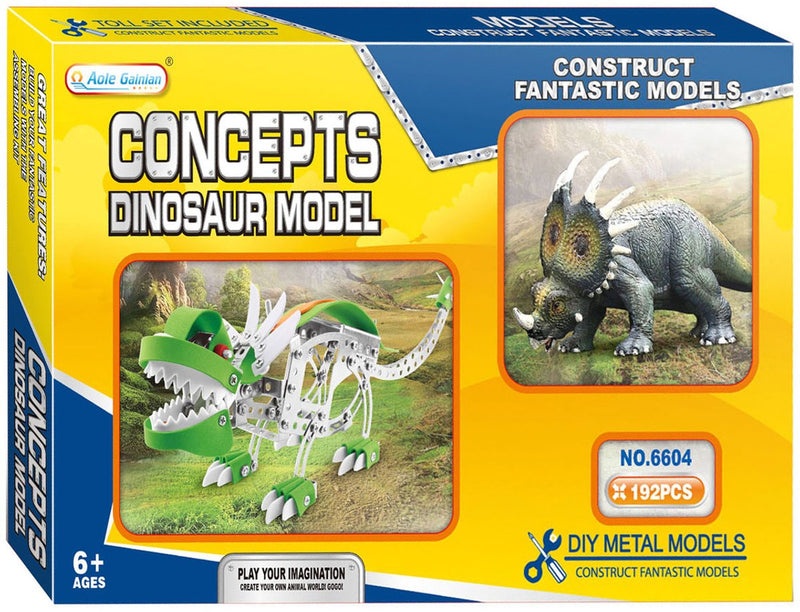 Metallbaukasten Dino Triceratops