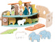 Klassiker World World Wooden Noahs Ark Boot Bouwset mit Tieren, 16dlg.