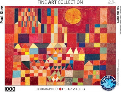 Eurographics – Schloss und Sonne [Burg und Sonne] – Paul Klee – 1000 Teile 68 × 48 cm (B × H) – Kunstpuzzle