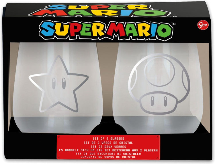 Storline Nintendo – Super Mario Kristallgläser 2er-Pack