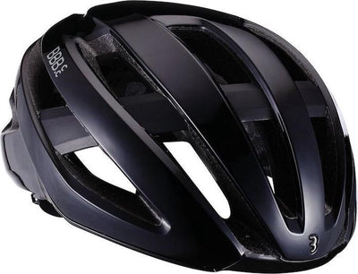 BBB Cycling Rennradhelm – Maestro Aerodynamischer Fahrradhelm – optimale Belüftung – leicht – waschbare Polsterung – Fahrradhelm Erwachsene – glänzendes Schwarz – L – BHE-09