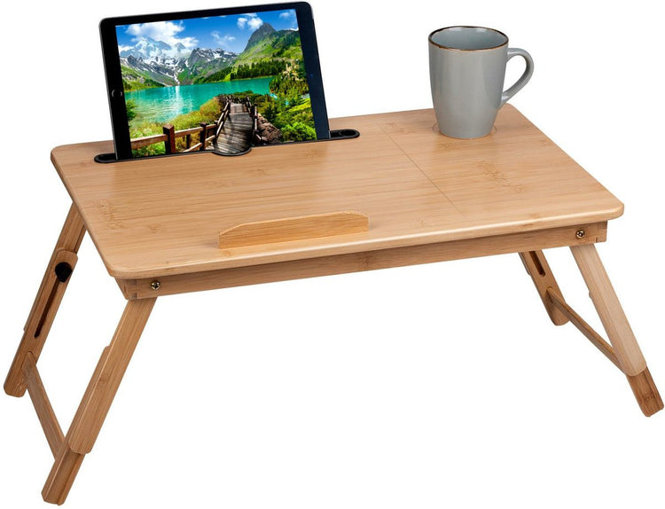 Markenloser Sans-Marque-Laptoptisch-Nachttisch – Holz – 53 x 34 x 27,5 cm – multifunktional
