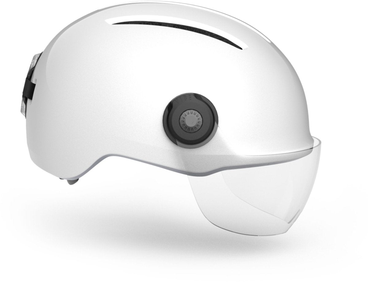With vibe on Mips Fahrradhelm Herren Damen – Fahrradhelm E-Bike Erwachsene – Speed-Pedelec – Größe S (52–56 cm) – NTA 8776 – weiß glänzend