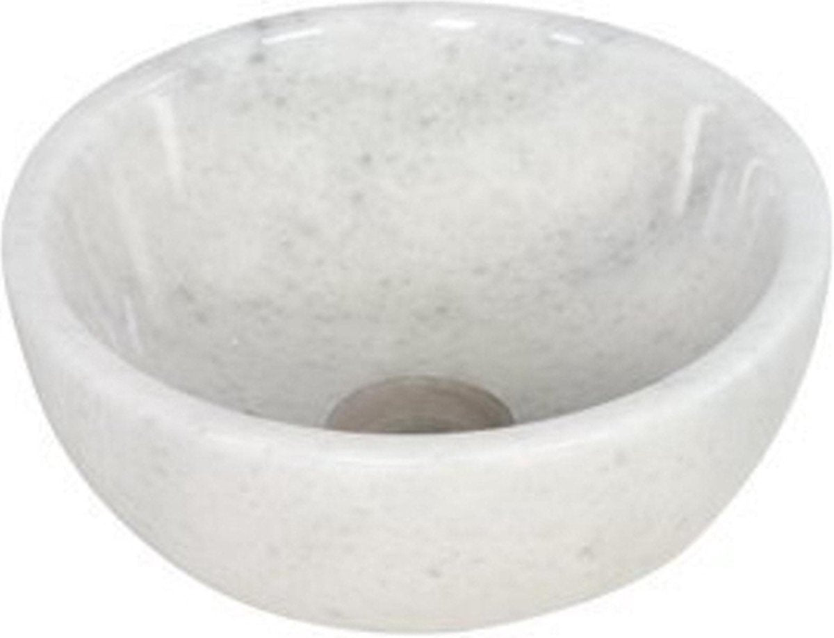 Plieger Mini-Rundwaschbecken - 26x26x12cm - Marmorweiß