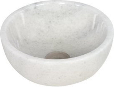 Plieger Mini-Rundwaschbecken - 26x26x12cm - Marmorweiß