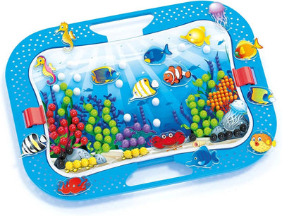 Quercetti Ocean Pleasure Fish Pegs Annäherung an Mosaik, 316dlg.