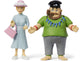 Pippi Kinderbücher Langstrumpf Spielfiguren Ephraim und Fräulein Prysselius Puppenset.