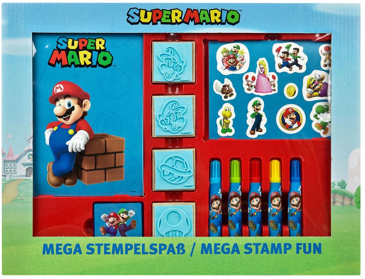Super Mario Mega Briefmarkenset