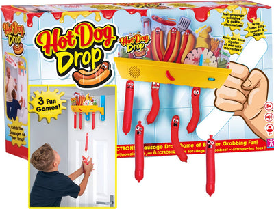 Gear2play Hot-Dog-Drop-Spiel – Fang die fallenden Würstchen – lustiges Familien-Actionspiel