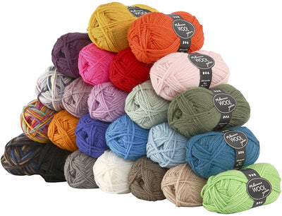Creativ Company Melbourne-Wollgarn, L: 92 m, 24 x 50 g, 1 Box