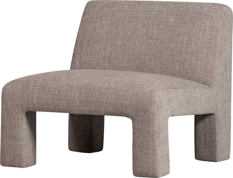 Woood Lavid Sessel – Polyester – Natur – 73 x 74 x 84