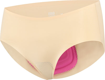 BBB Cycling Fahrradunterwäsche Damen mit Sitzpolster – schnell trocknendes Stretchmaterial – ideal für den Radurlaub oder Pendler – ultradünne Fahrradunterwäsche Damen – Größe M L – Komfort-Slip BUW-66