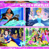 Educa - Puzzle Disney-Prinzessinnen - 4 Puzzles mit je 50, 80, 100 und 150 Teilen