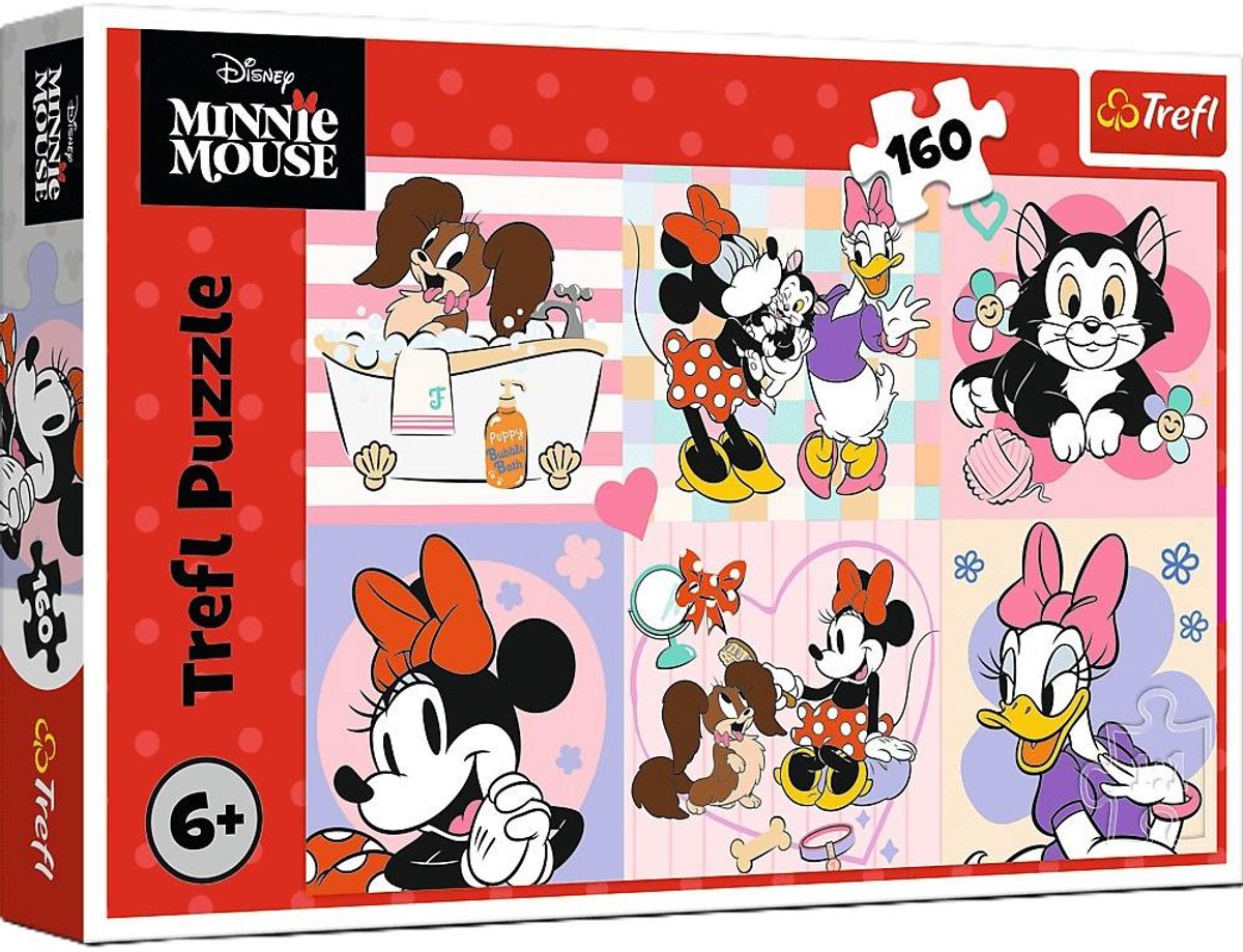 Trefl Puzzle Bunter Minnie Tag 160 – Puzzle mit 160 Teilen