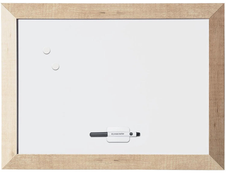 Bi-Office Bisilque Kamashi – Whiteboard – magnetisch – nicht kippbar – mit Naturrahmen