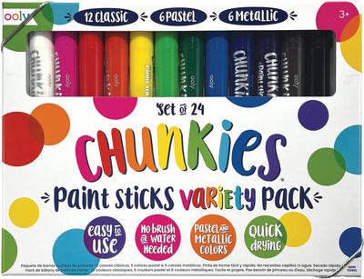 Ooly – Chunkies – Farbmarker – Megapack – Set mit 24 Farben