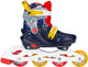Nijdam Inline-Skates - Space X - verstellbar - Blau - Größe 29-32