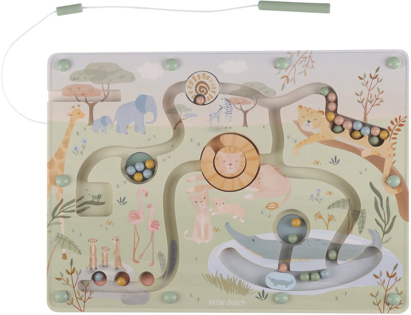 Little Dutch Safari Friends Magnetisches Labyrinth FSC