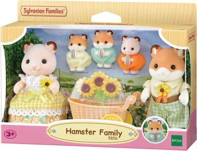 Sylvanian Family 5856 Familie Hamster – 5 samtweiche Spielfiguren