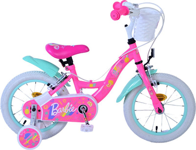 Barbie Children's Bike Girls 14 Zoll rosa zwei Handbremsen