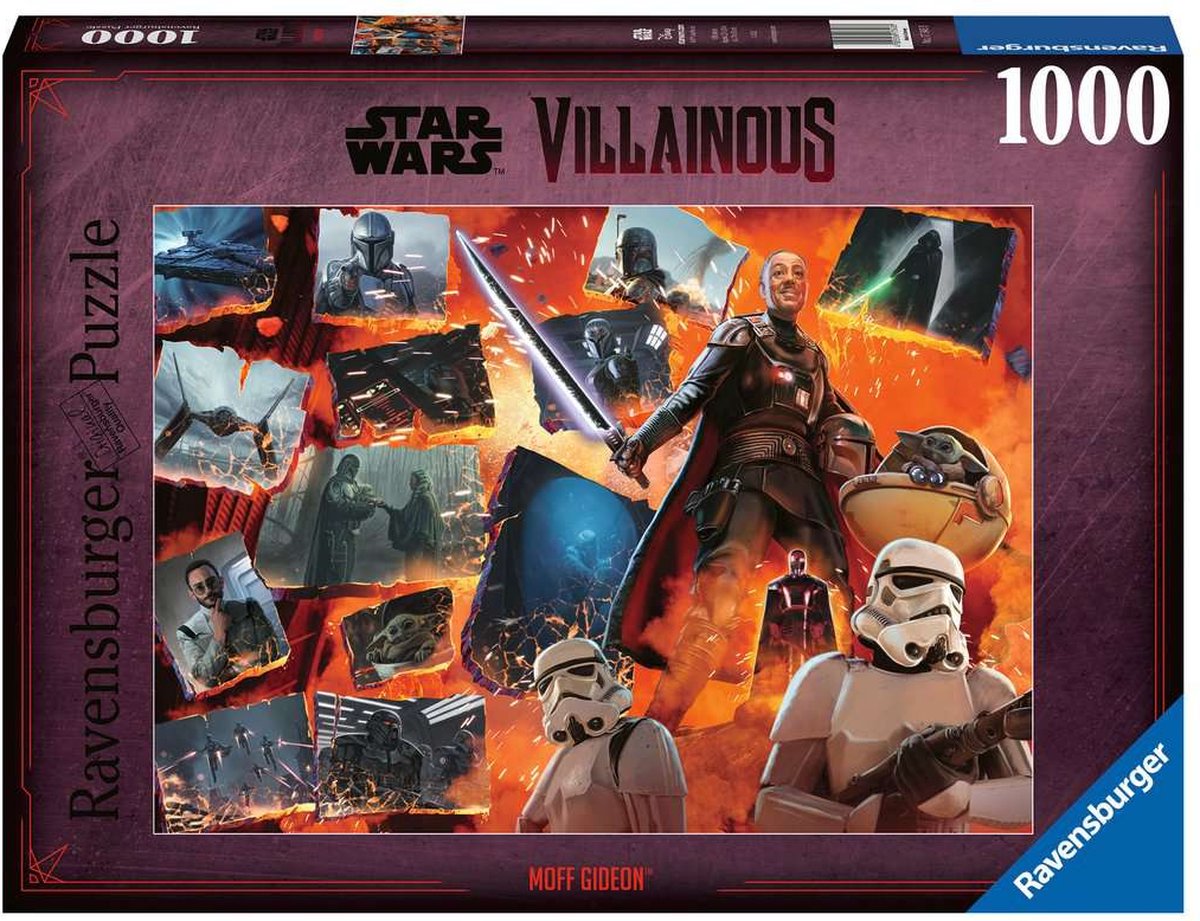 Ravensburger Puzzle Star Wars Villainous: Moff Gideon – Puzzle – 1000 Teile