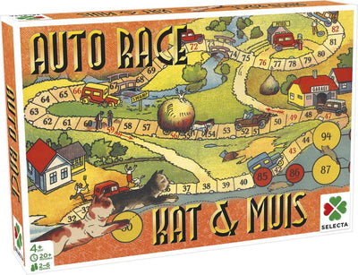 Selecta Brettspielspiele von da an - Auto Race Kat Mouse