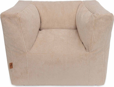 Jollein – Kindersessel – Cord – Natur – Kindersitzsack – 1 bis 4 Jahre