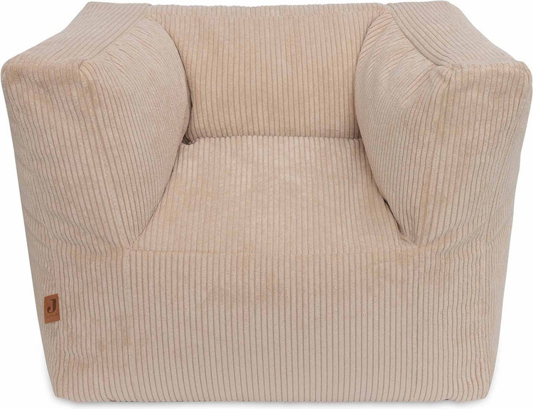 Jollein – Kindersessel – Cord – Natur – Kindersitzsack – 1 bis 4 Jahre