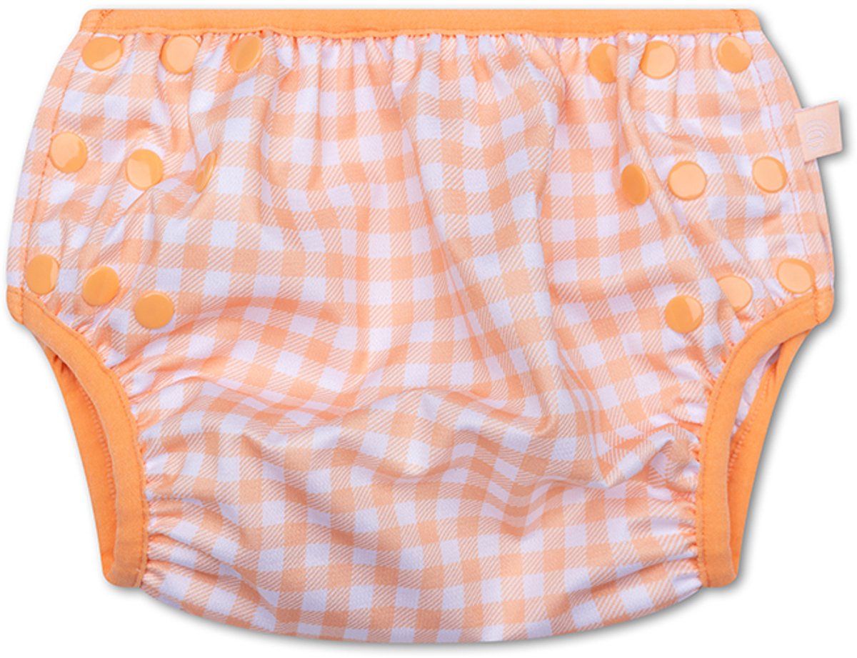 Sonnenuntergangsnetz | Oranje White Waschableschwimmadhesien