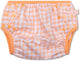 Sonnenuntergangsnetz | Oranje White Waschableschwimmadhesien