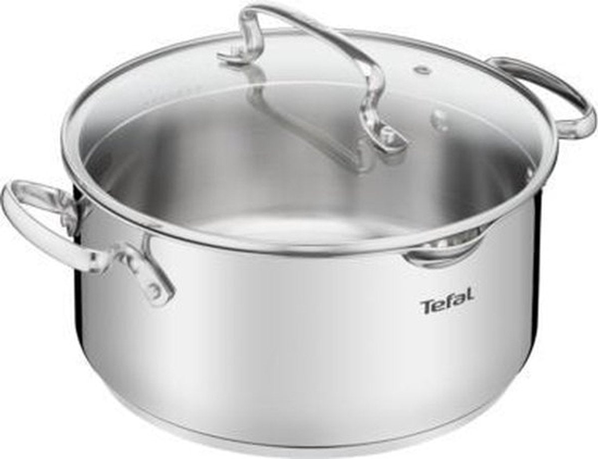 Tefal Duetto+ Kochpfanne – rund – 18 cm – Edelstahl – mit Deckel