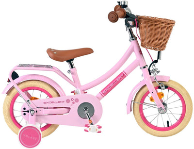 Volare Excellent Kinderfahrrad – Mädchen – 12 Zoll – Rosa