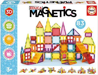 Educa - Magnetics - Magnetfliesen - Magnetplatten - Magnetfliesen - 83 Stück