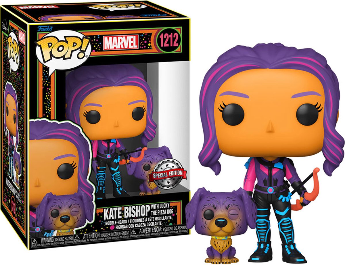 Funko-Pop! Marvel: Hawkeye (2021) – Kate Bishop mit Lucky Blacklight exklusiv