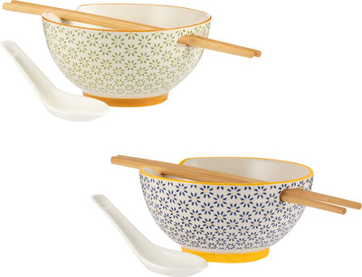 Typhoon World Foods Set bestehend aus 2 Reis- und Suppenschüsseln 13 cm